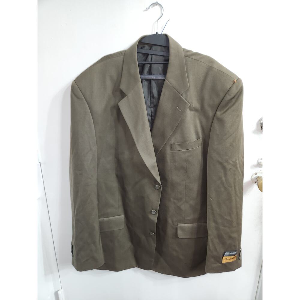 Cigliano men's blazer Gabardine  made in Italy R48 NwT